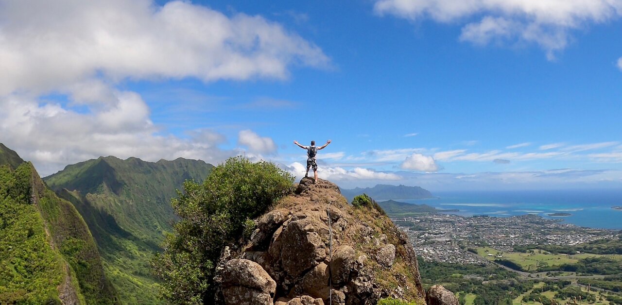 Pali Notches Hike, O'ahu, Hawaii