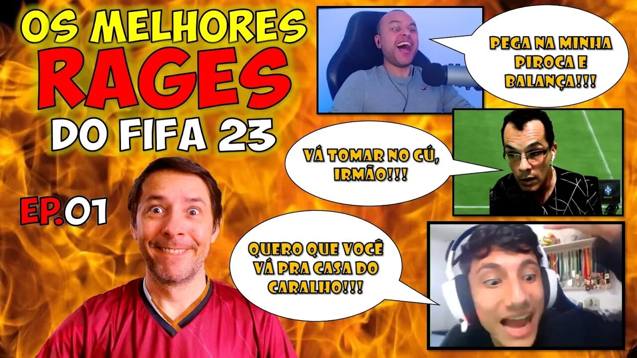 OS MELHORES RAGES DO FIFA 23 - FIFALIZE, ADOLFZ, PELEGRINO, PAIVINHA, SHARK, SÍLVIO, ETC - Ep.01