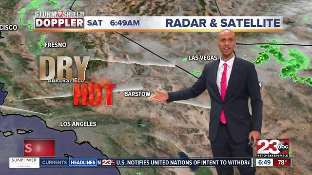 Drying out for the next several days!