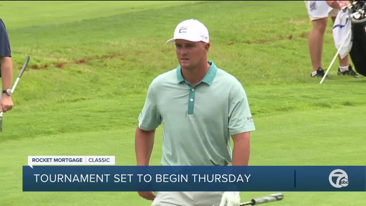 DeChambeau set to defend Rocket Mortgage Classic title