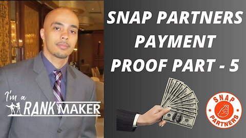 Snap Partners - Back Office Proof - $4,876.30 in 9 days Part - 5