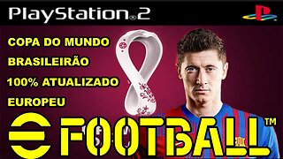 PES 2023 (PS2) VERSÃO DEZEMBRO 100% ATUALIZADO NARRAÇÃO GALVÃO BUENO