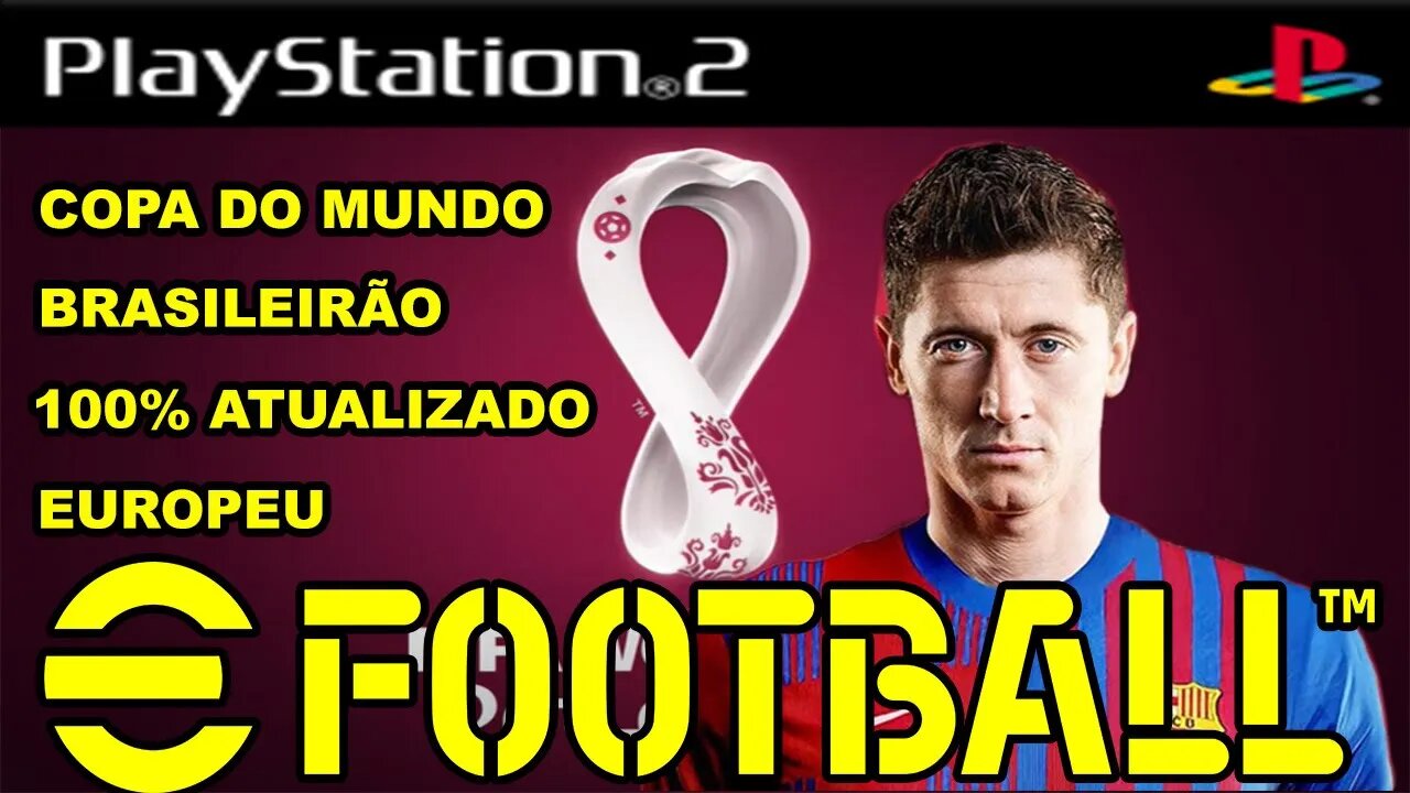 PES 2023 (PS2) VERSÃO DEZEMBRO 100% ATUALIZADO NARRAÇÃO GALVÃO BUENO