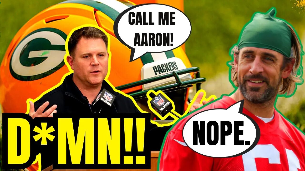 Aaron Rodgers IGNORED Packers COMPLETELY after NFL Season! Green Bay Says 1st Rd DEMANDS FALSE?!