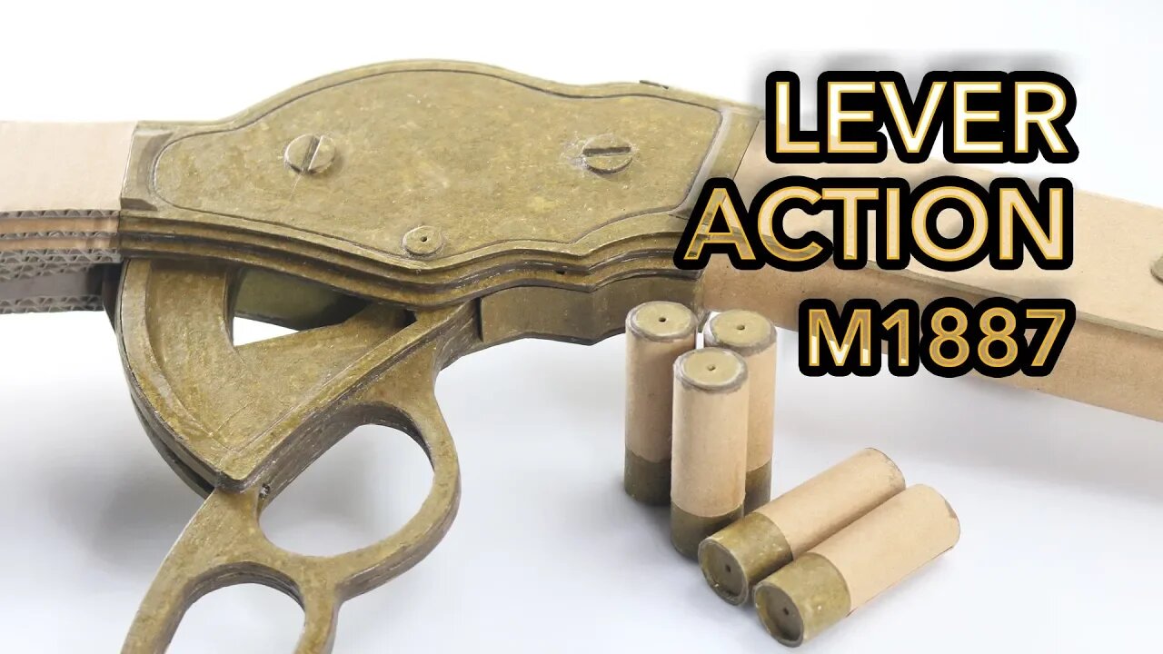 Best Lever Action | How To Make Cardboard Gun