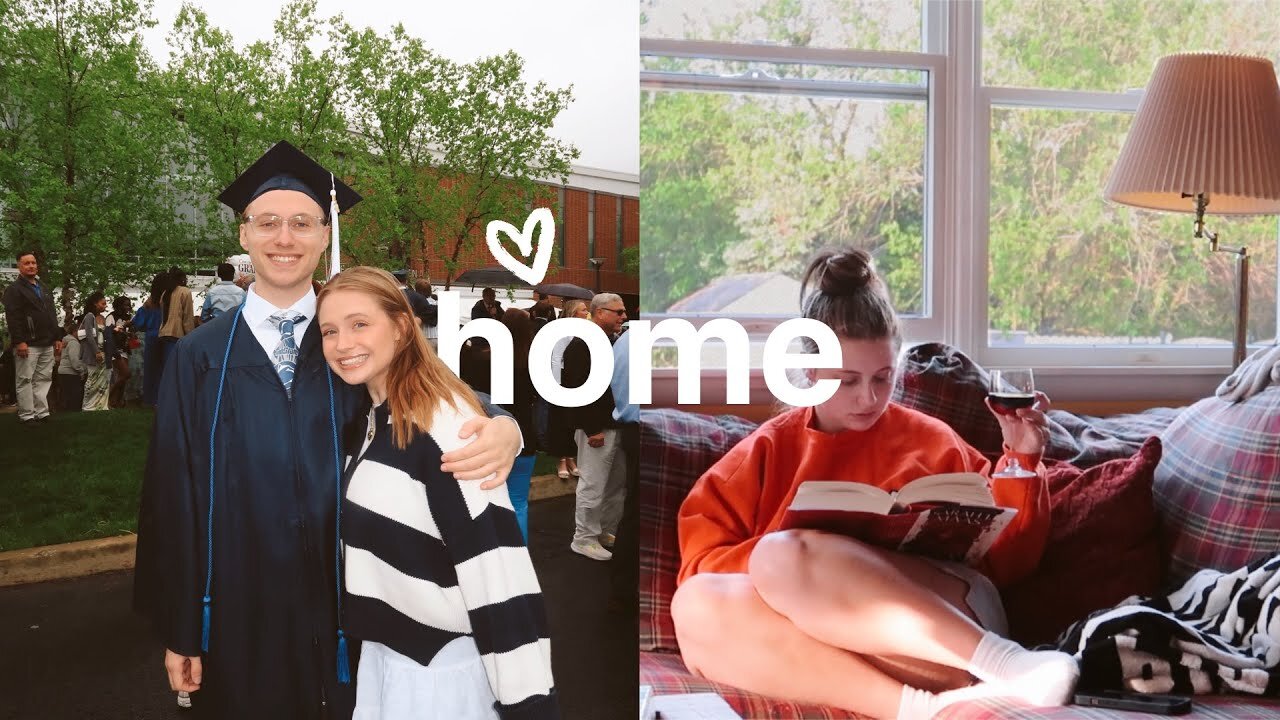 home vlog - grad festivities, family, food & finding new inspiration