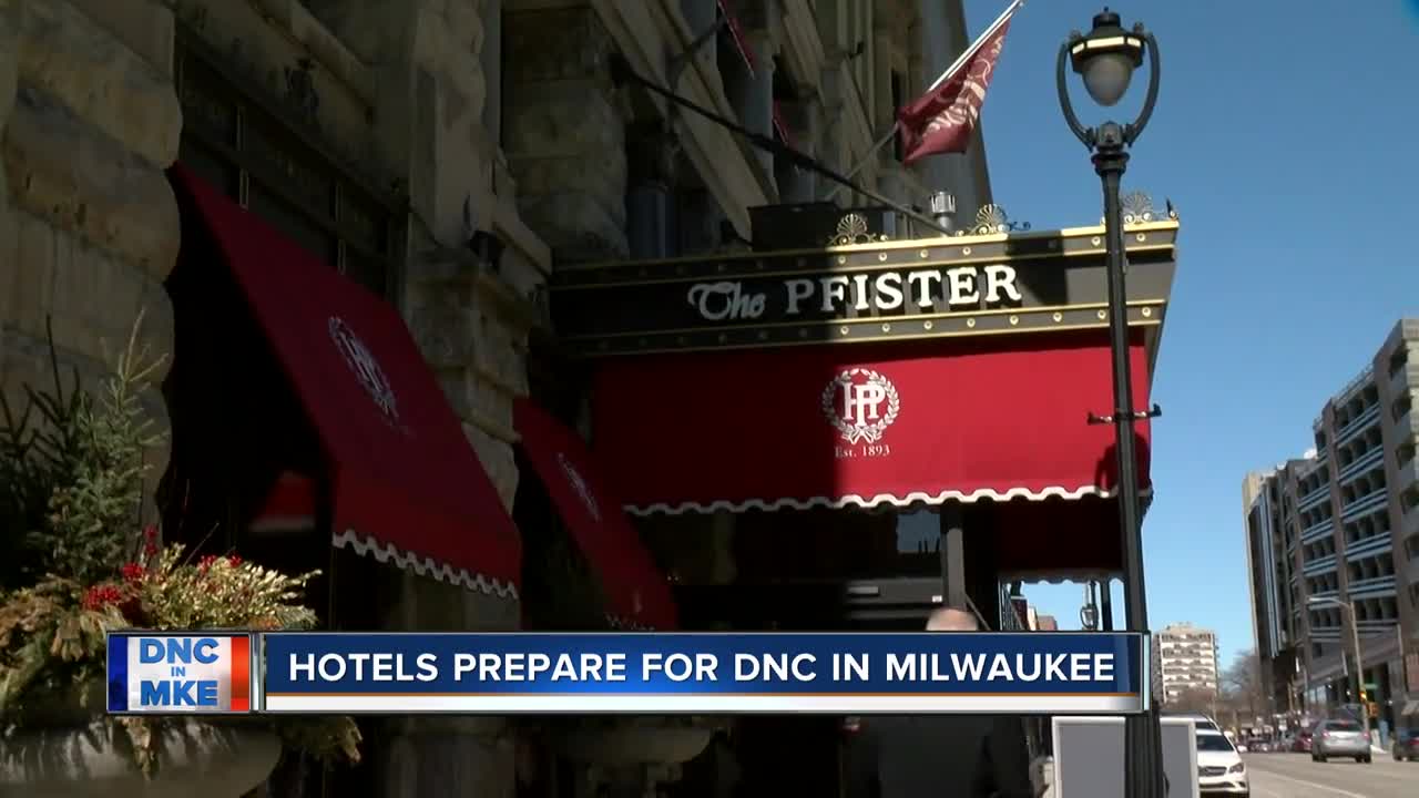 Hotels prepare for DNC in Milwaukee