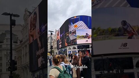 Piccadilly circus jam packed as ever. Shoutout @nickhoweuk 🎶 #shorts #fyp