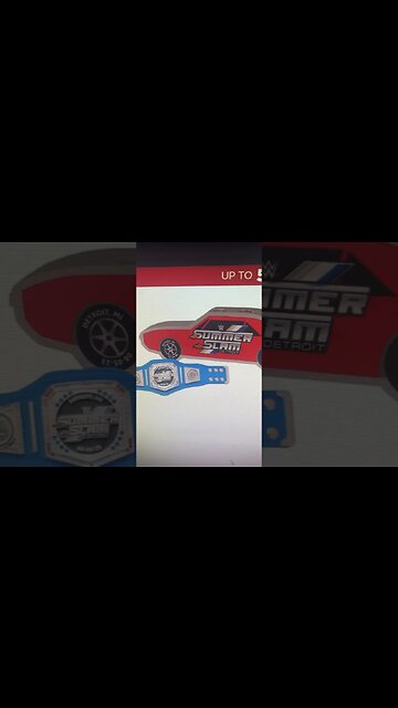 The Summerslam 2023 Mini Belt Is Outstanding! #shorts