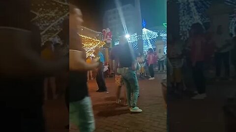 Praça Rui Barbosa em Araçatuba, enfeites de Natal #shorts