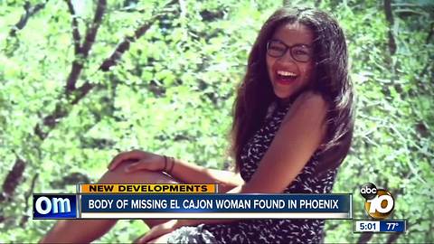 Body of missing El Cajon woman found in Phoenix