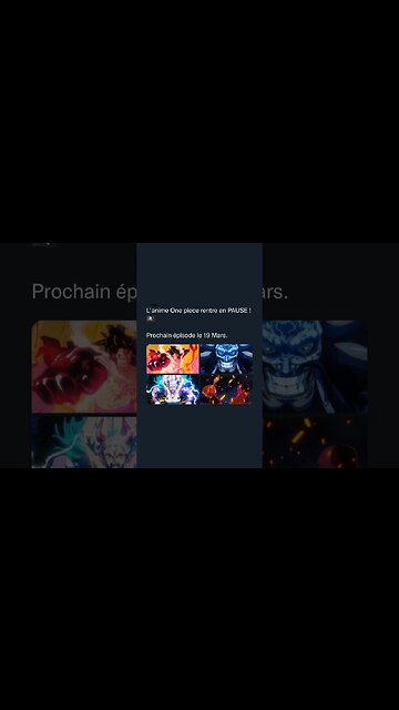 L’anime One piece rentre en PAUSE ! 🏴‍☠️Prochain épisode le 19 Mars.