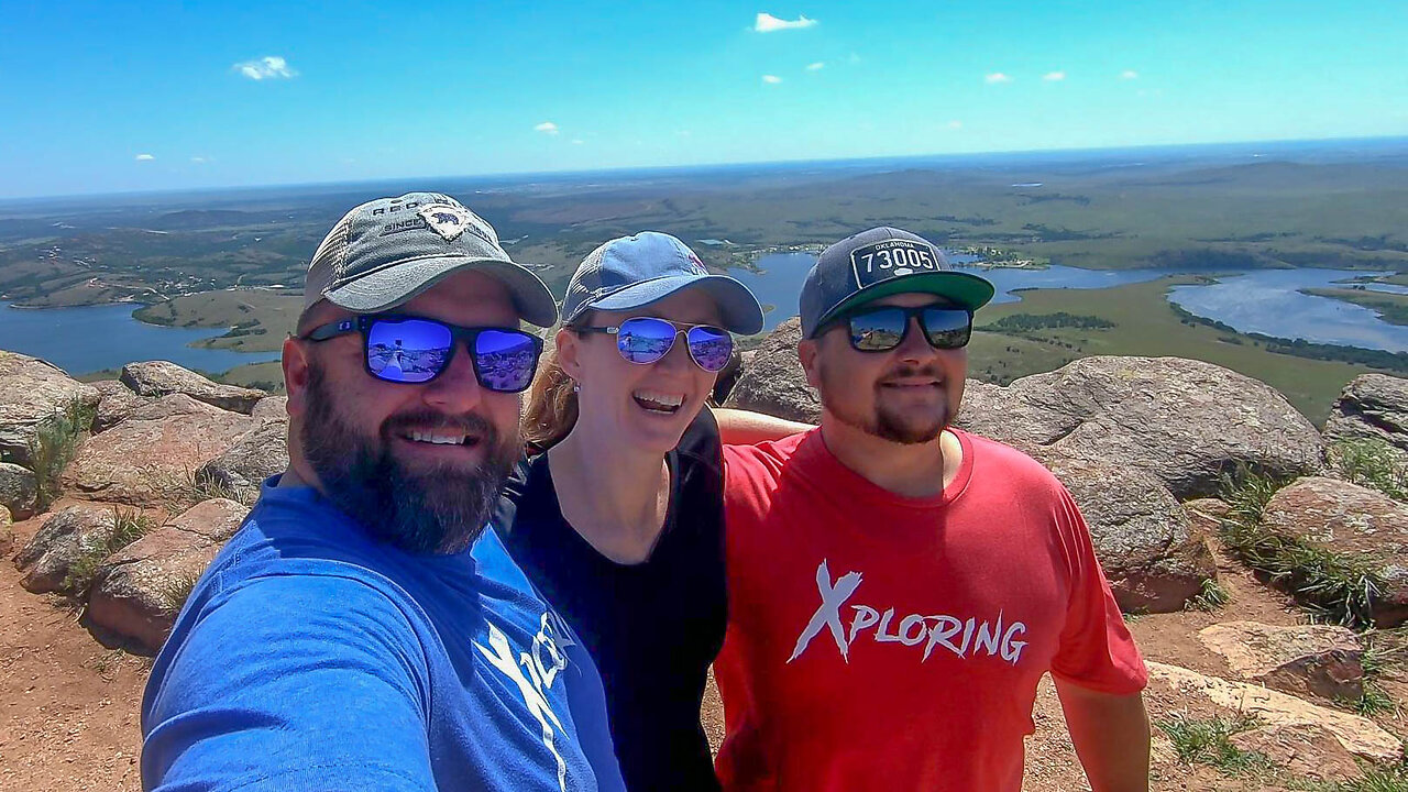 Hiking Osage Lake and Mt Scott in Oklahoma