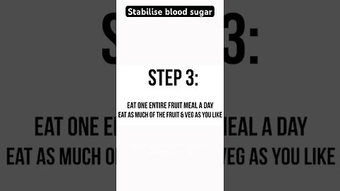 Step 3 of 5 to a healthier you! #shorts #bloodsugar