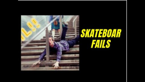 Skateboarders fails funny compilation videos