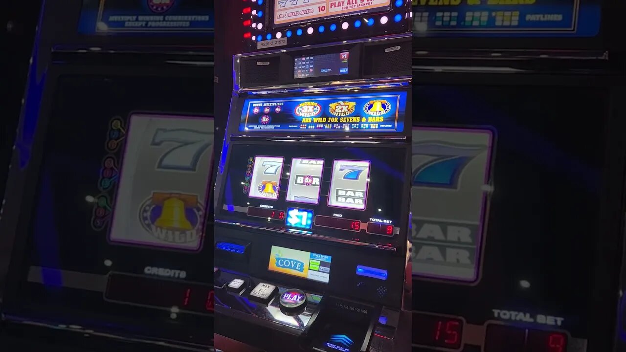 Changing The Bingo Pattern Did Not Help This Time / Triple Double Patriot Slot Machine