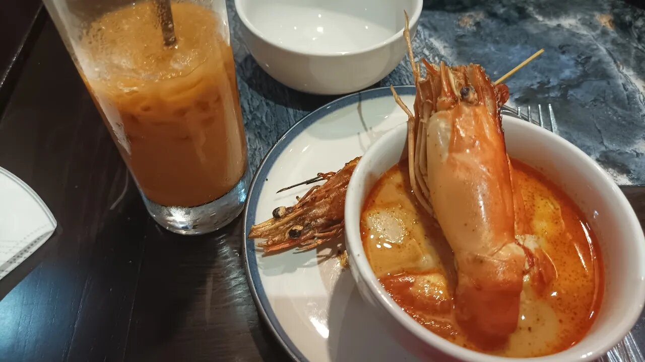 BIG SHRIMP TOM YUM TODAY MY FOOD
