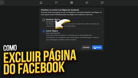 Como EXCLUIR PÁGINA do FACEBOOK (PASSO A PASSO)