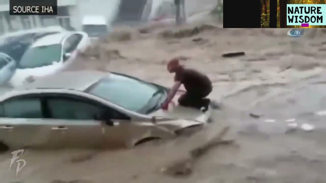 Crazy Footage: Massive Flood Landslides Caught On Camera.