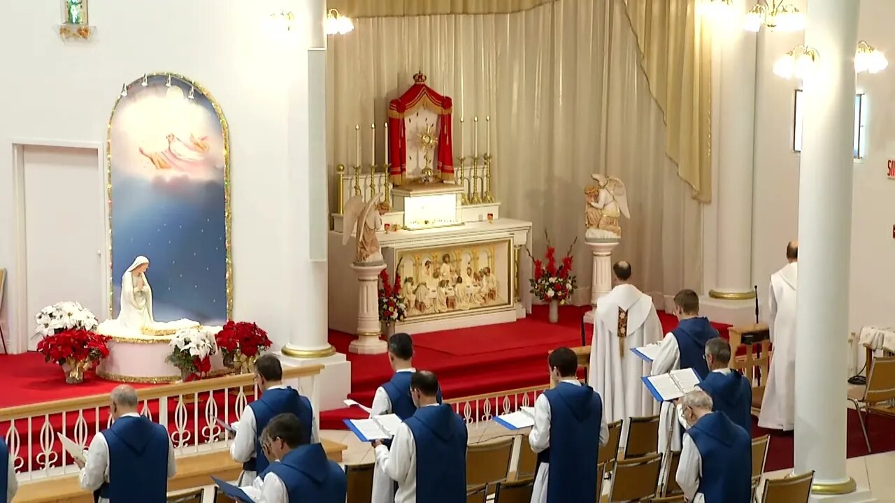 18 décembre - Chapelet, Conférence et Vêpres