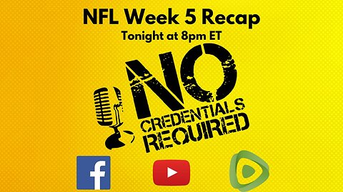 NFL Week 5 Recap (and Dustin is back!)