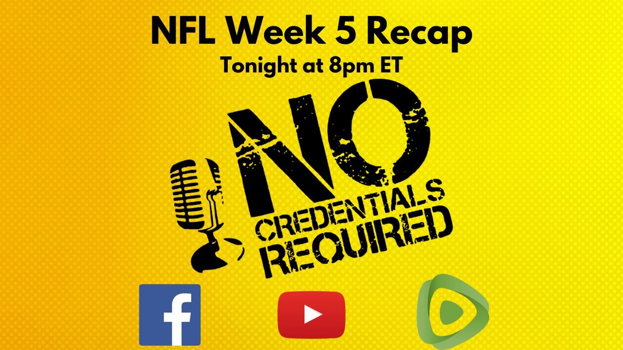 NFL Week 5 Recap (and Dustin is back!)