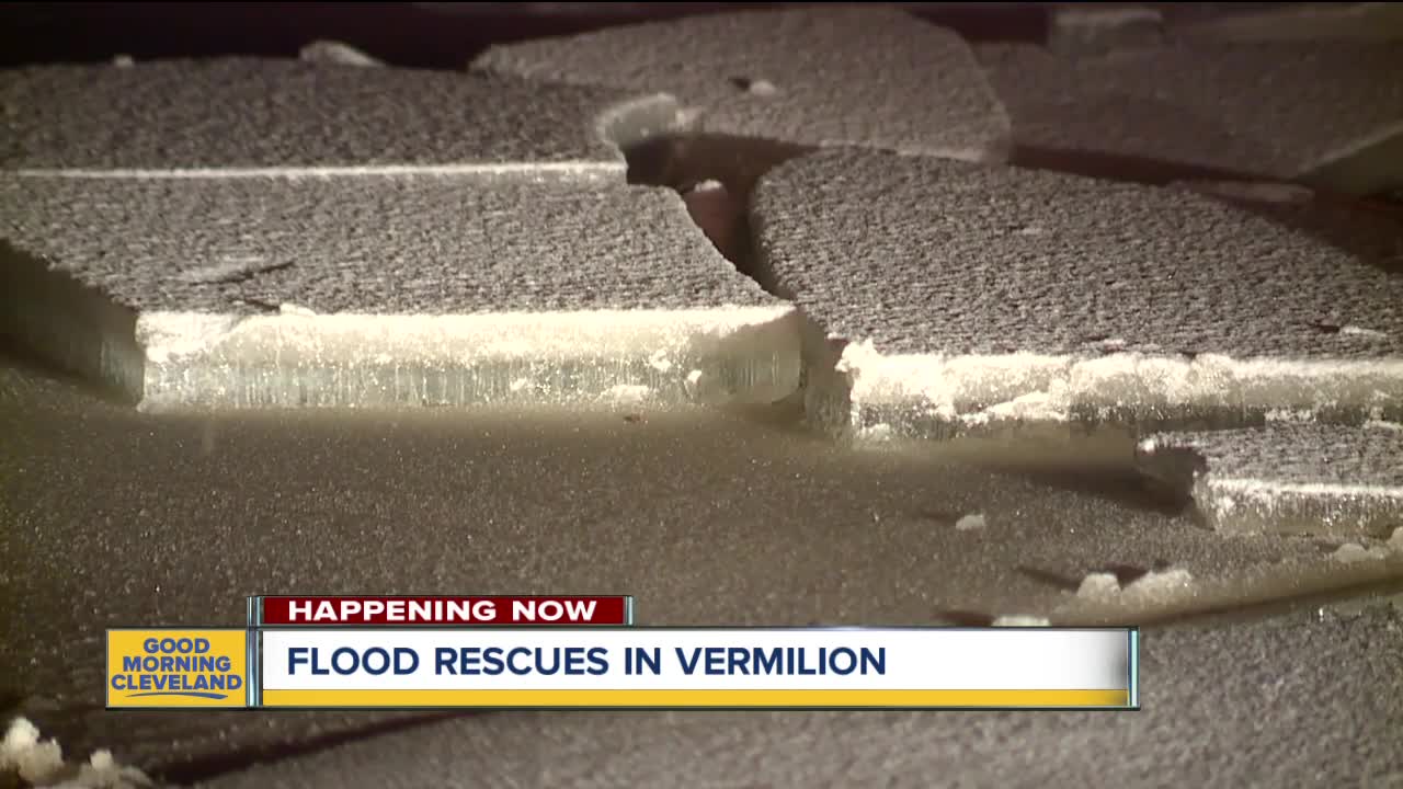 Ice jam causes flooding, evacuations on the Vermillion River