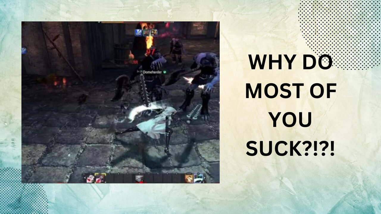 Vindictus | 4 reasons why you might suck. | My opinion what's yours ?