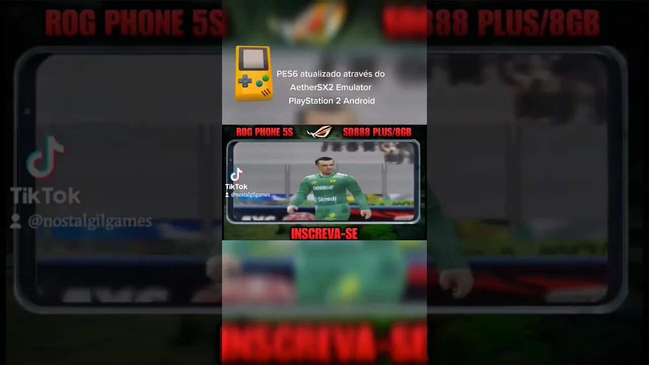 Voltamos com o Brasileirão 2023 no PES6 ATUALIZADO jogando no celular Android graças ao AetherSX2