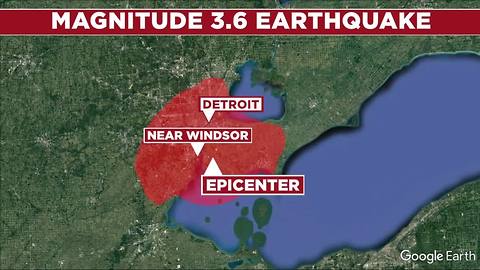 3.6 magnitude earthquake rattles metro Detroit