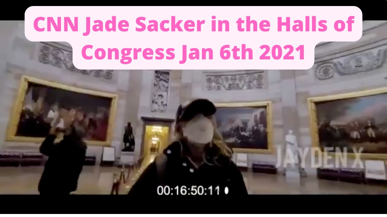 CNN Jade Sacker in the Halls of Congress Jan 6th 2021