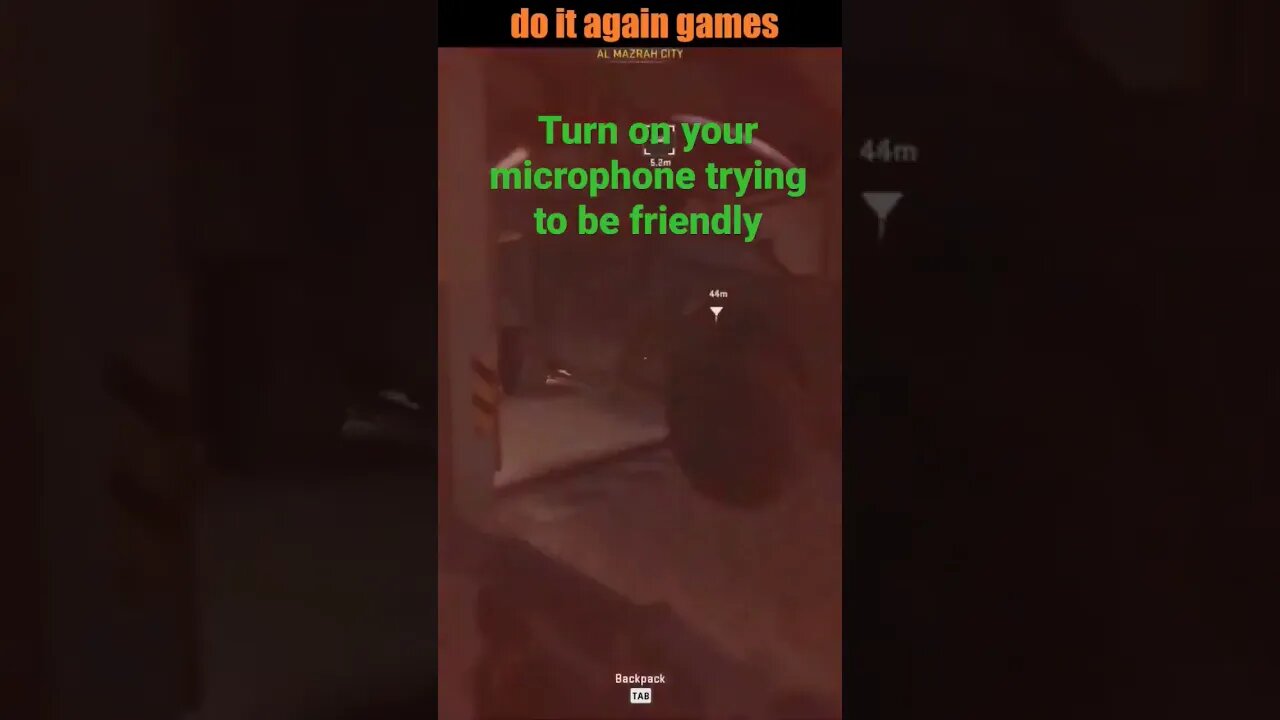 Try talking but just won't be nice