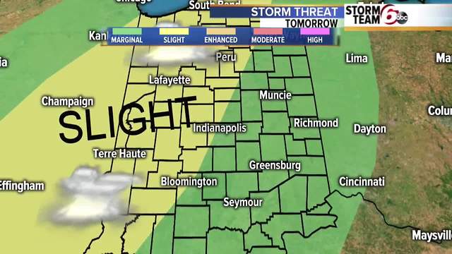 Severe storm threat Wednesday