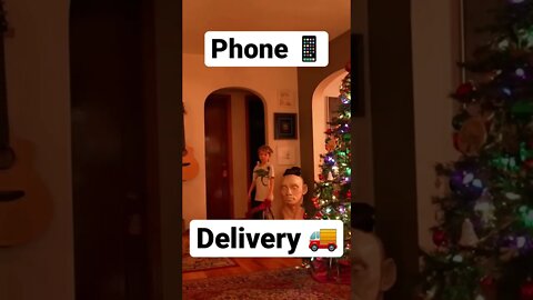 Phone delivery #iphone #kids #dad