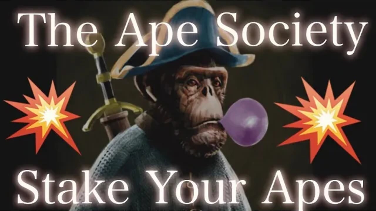 The Ape Society Launching Staking Next Week Find Out The Details