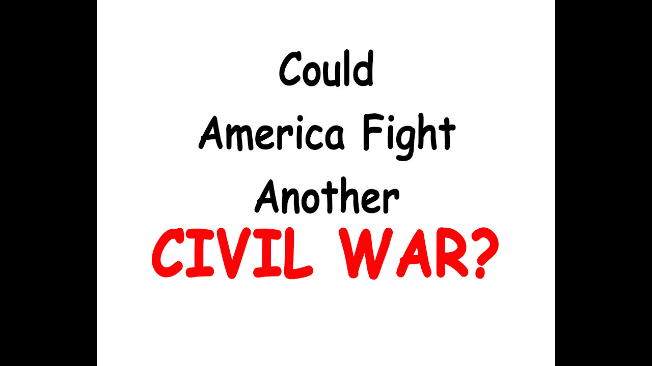 America's SECOND Civil War?