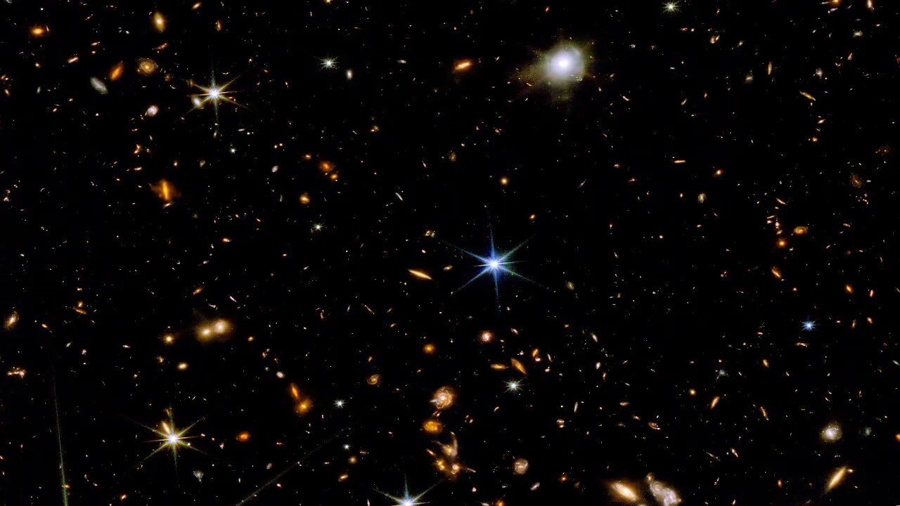 "North Ecliptic Pole Time Domain Field" Webb Space Telescope Crop 1 #shortvideo #galaxy #space