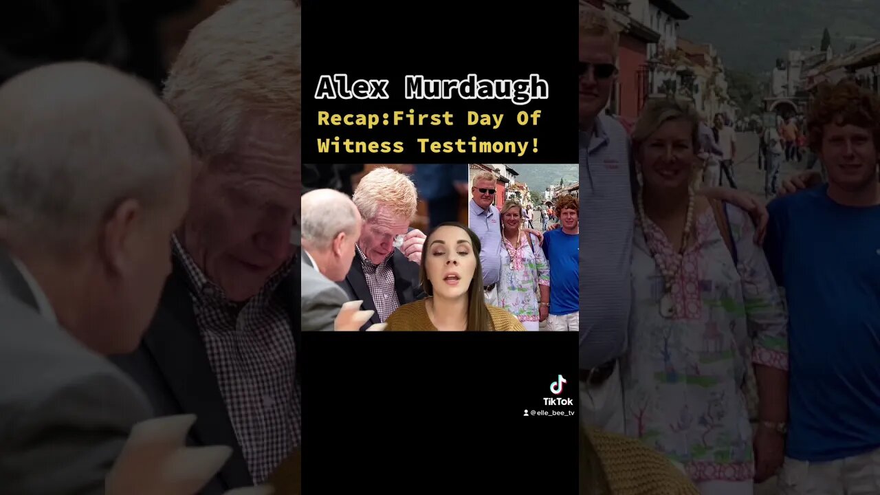 Watch Alex Murdaugh trial live on my channel: Elle Bee & Join in The Discussion! #alexmurdaugh