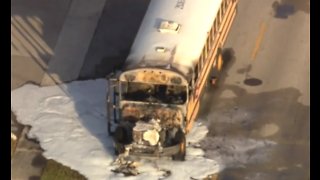 Driver helps kids to safety after school bus catches fire in Tamarac