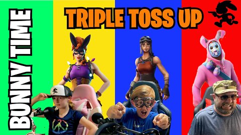 Triple Toss Up Challenge! #fortnite