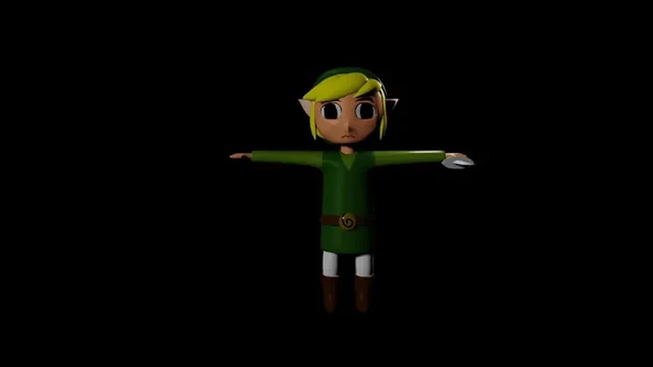 Toon Link Preliminary Render