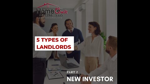 EPISODE 2: New Investor - 5 Types of Landlords