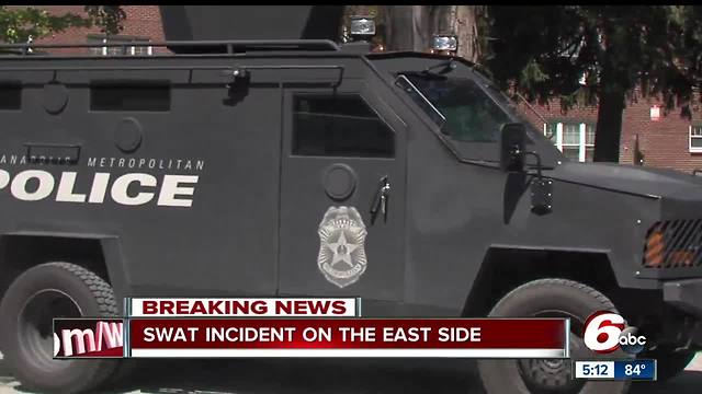 IMPD SWAT called after man barricaded inside home