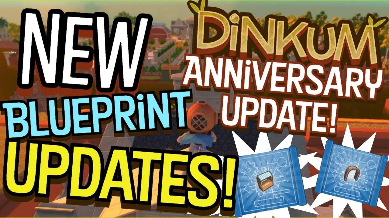 Dinkum Anniversary Update New Blueprint Unlocks