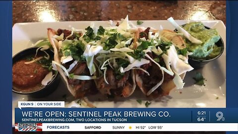 Sentinel Peak Brewing Company offers pub fare