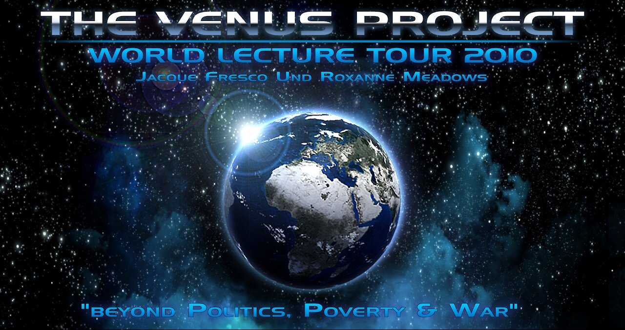 The Venus Project World Lecture Tour 2010 - Live@Audimax München (introduction&presentation)