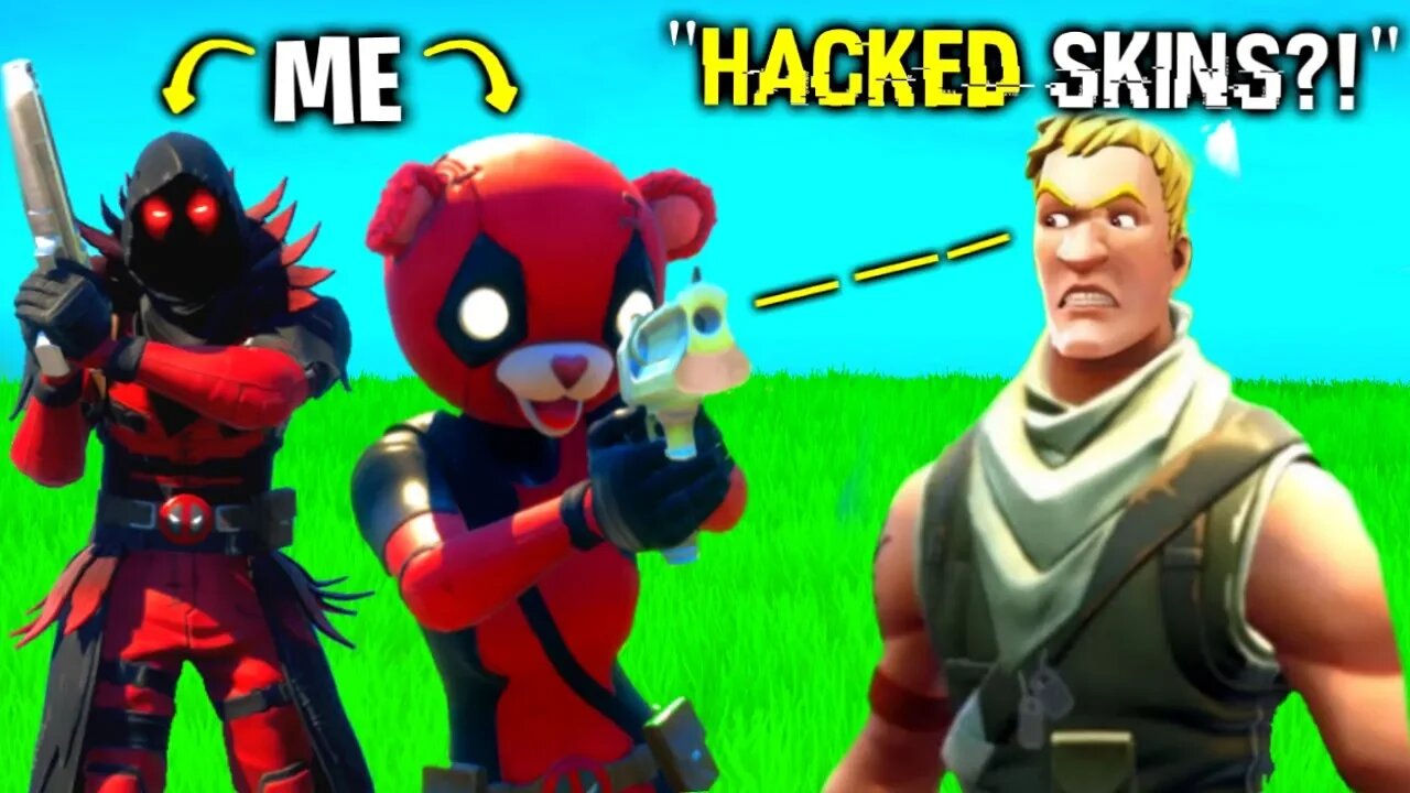 I Pretended To Be A Deadpool HACKER In Fortnite