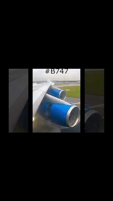 What Happens When #B747 Wings Fluttering and Engines Shake Landing #Aviation #AeroArduino