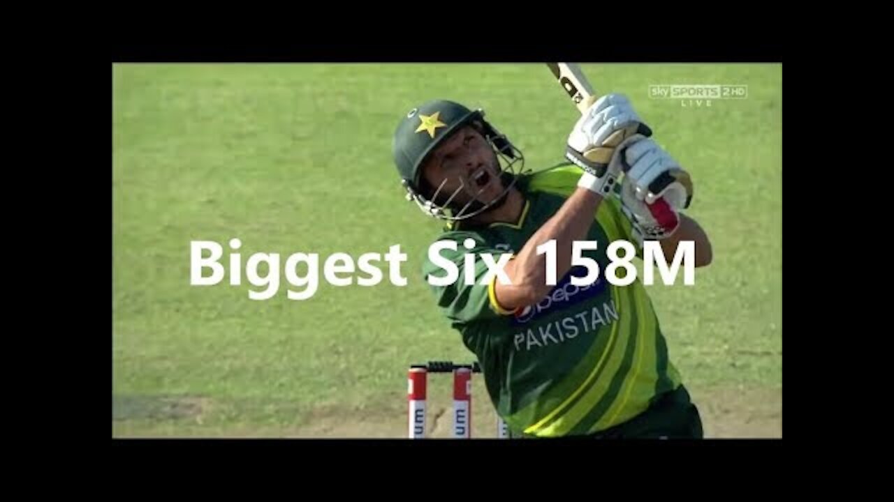 Top 5 Longest Sixes - 158m - Cricket History