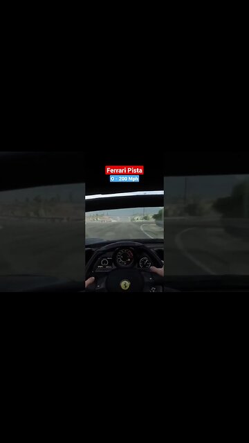 Ferrari Pista Pov. 0-200Mph.